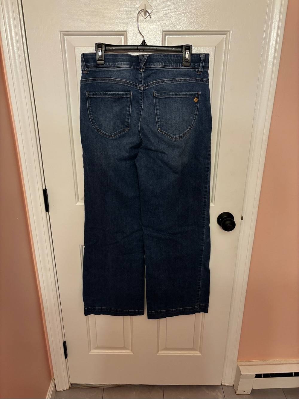 Democracy Wide Leg high waist Ab Tech Jeans - size 12 - Picture 3 of 5